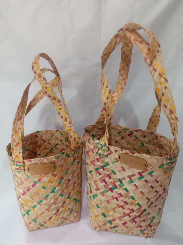 Handwoven Tote Bag (Multicolor)